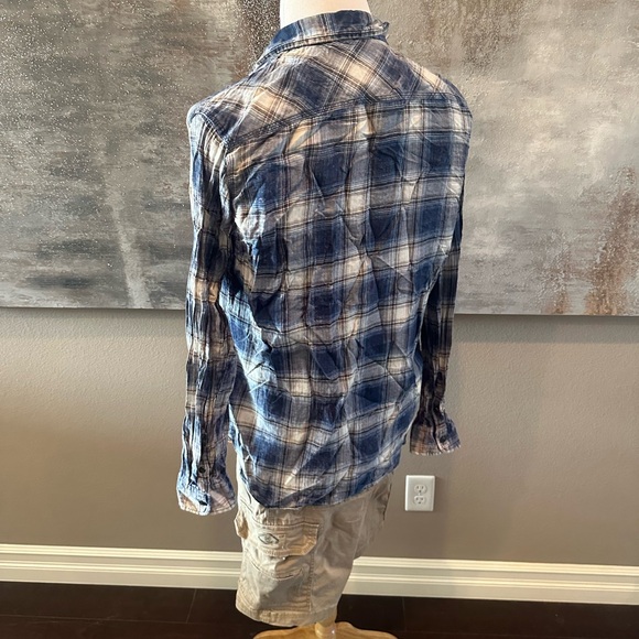 Men’s ProjekRaw Plaid Button-Front Shirt - Picture 4 of 7